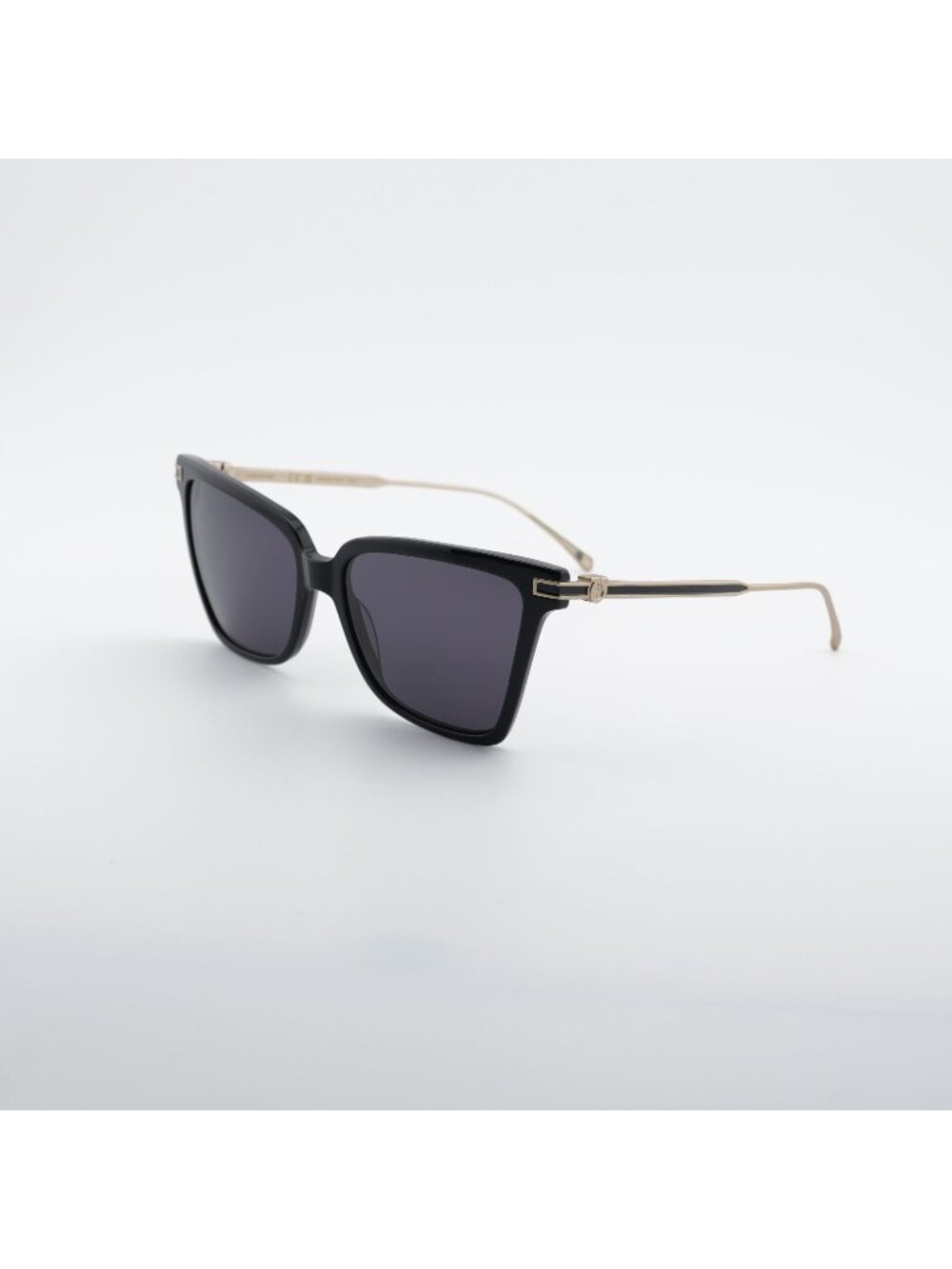 Salvatore Ferragamo SF2036S 001 Sunglasses Black Butterfly Frame, Grey Lenses